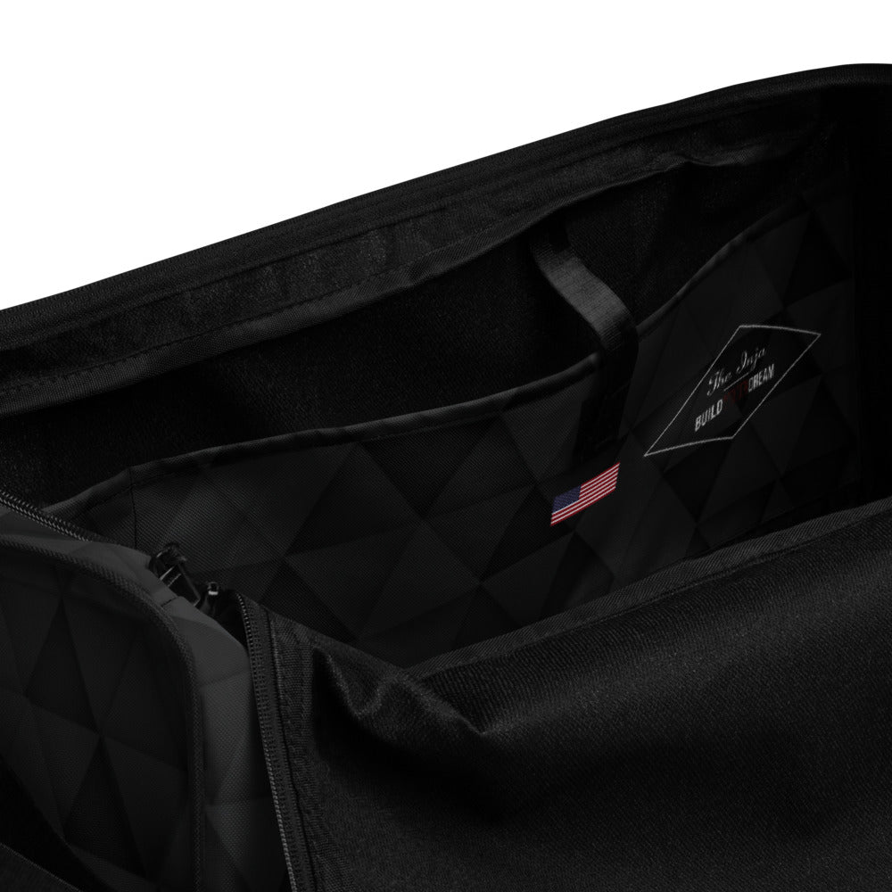 Premium BUILD YOUR DREAM Duffle bag (Black as Night Series)