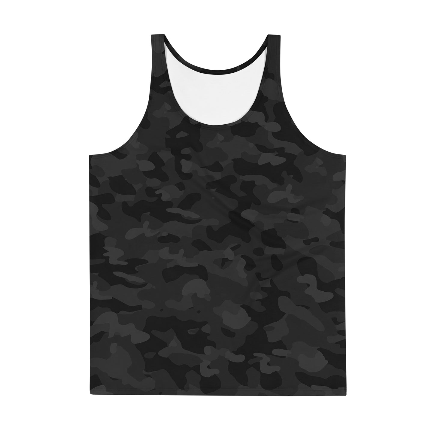 Premium BLACK CAMO Unisex Tank Top
