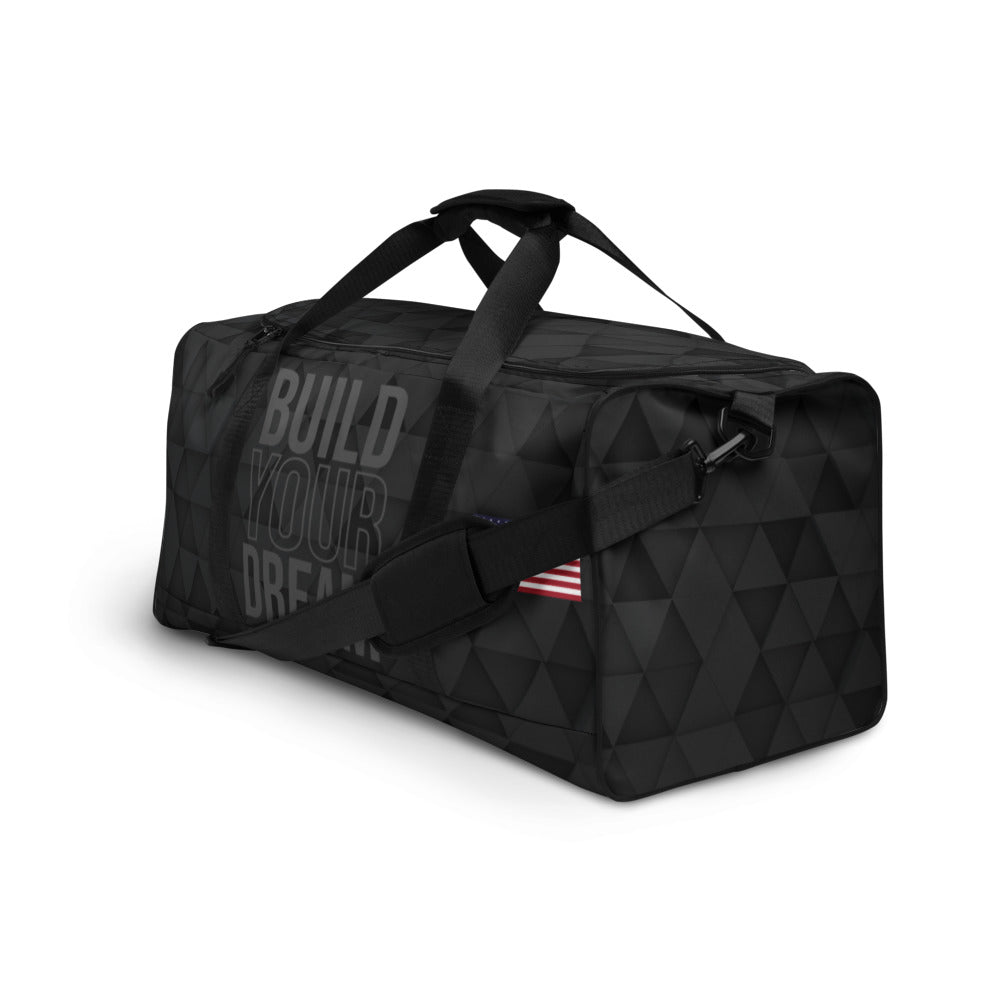 Premium BUILD YOUR DREAM Duffle bag (Black as Night Series)