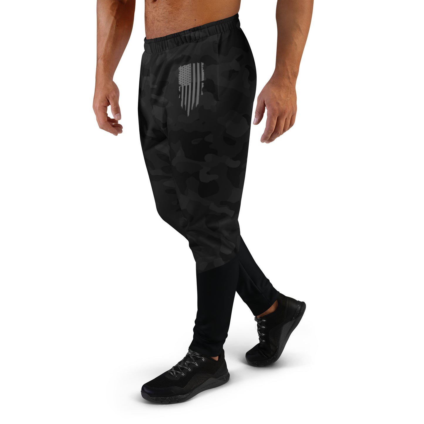 Premium BLACK CAMO Men's Joggers