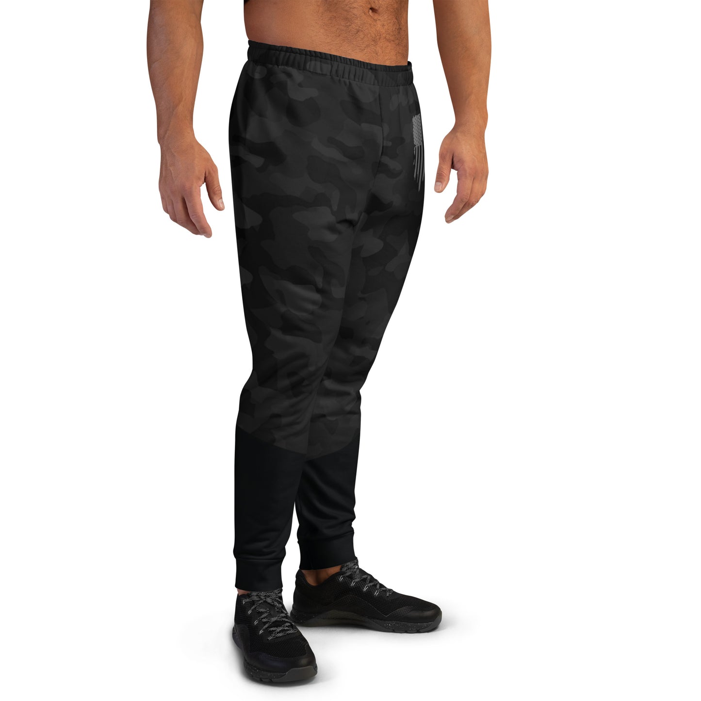 Premium BLACK CAMO Men's Joggers