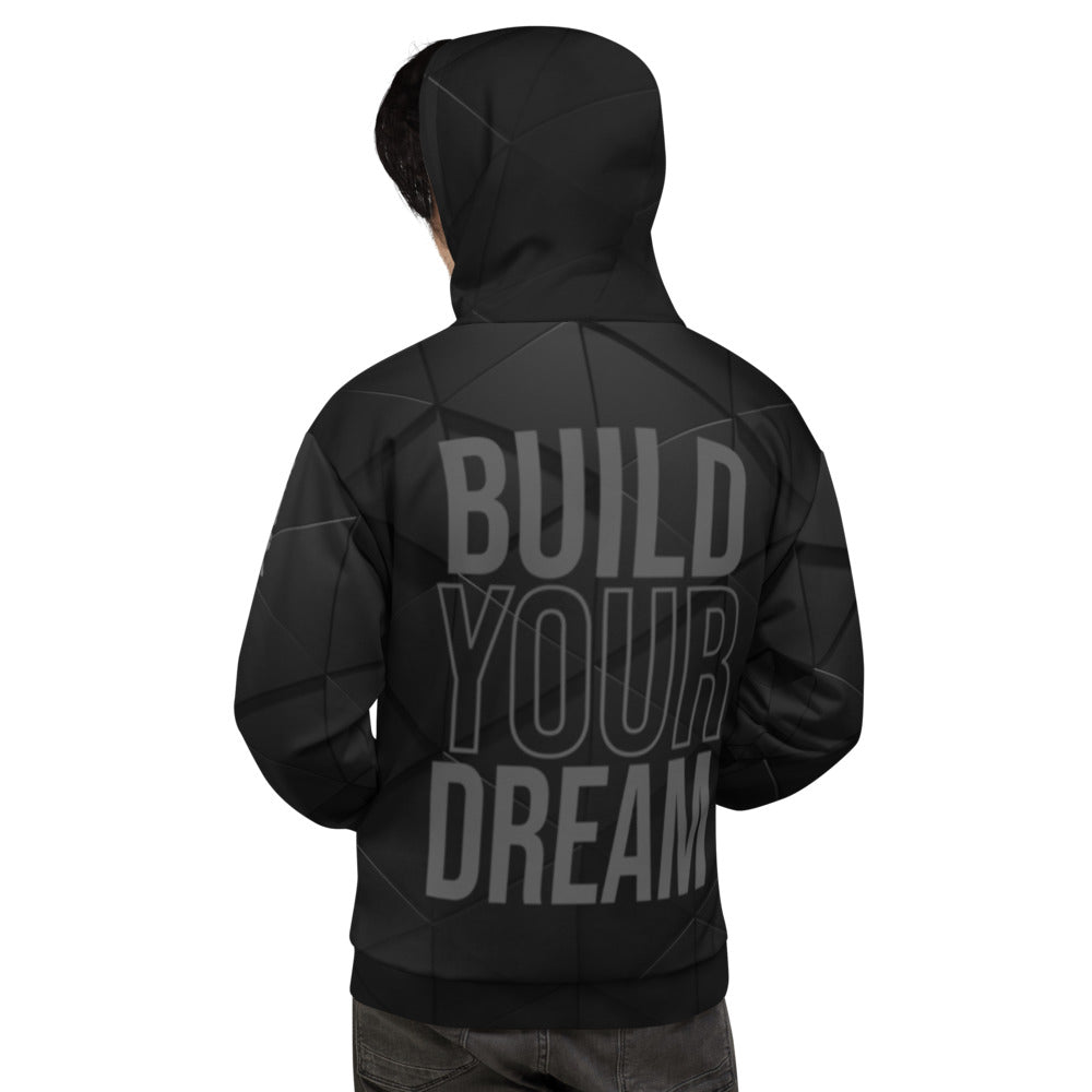 Premium BUILD YOUR DREAM Hoodie (Black as Night Collection)