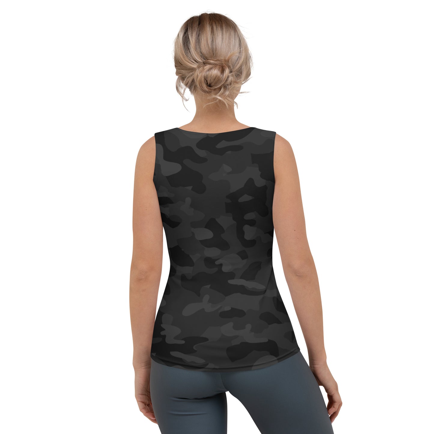 Women's BLACK CAMO Tank Top