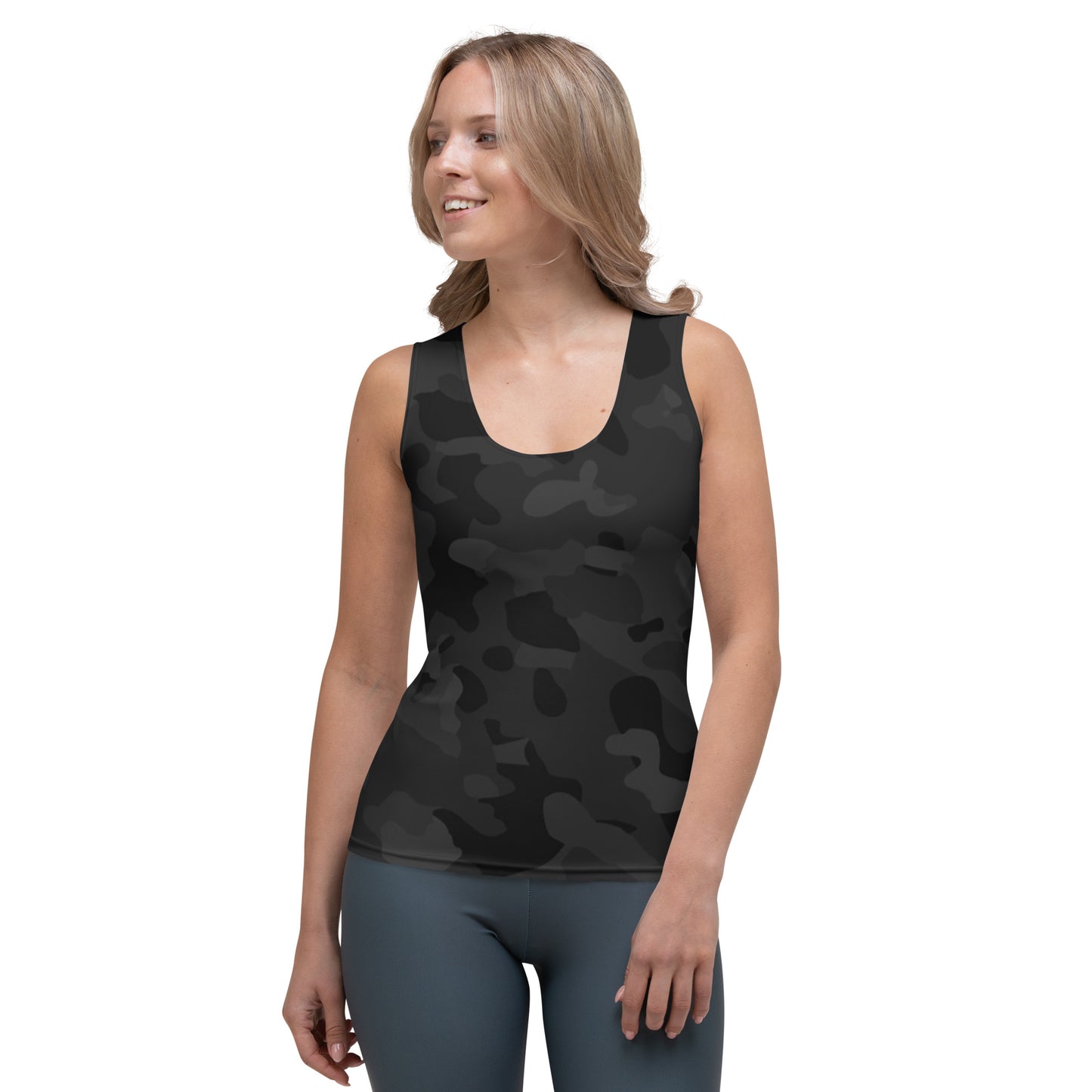 Women's BLACK CAMO Tank Top