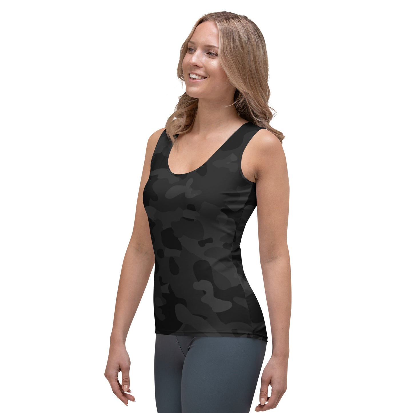 Women's BLACK CAMO Tank Top